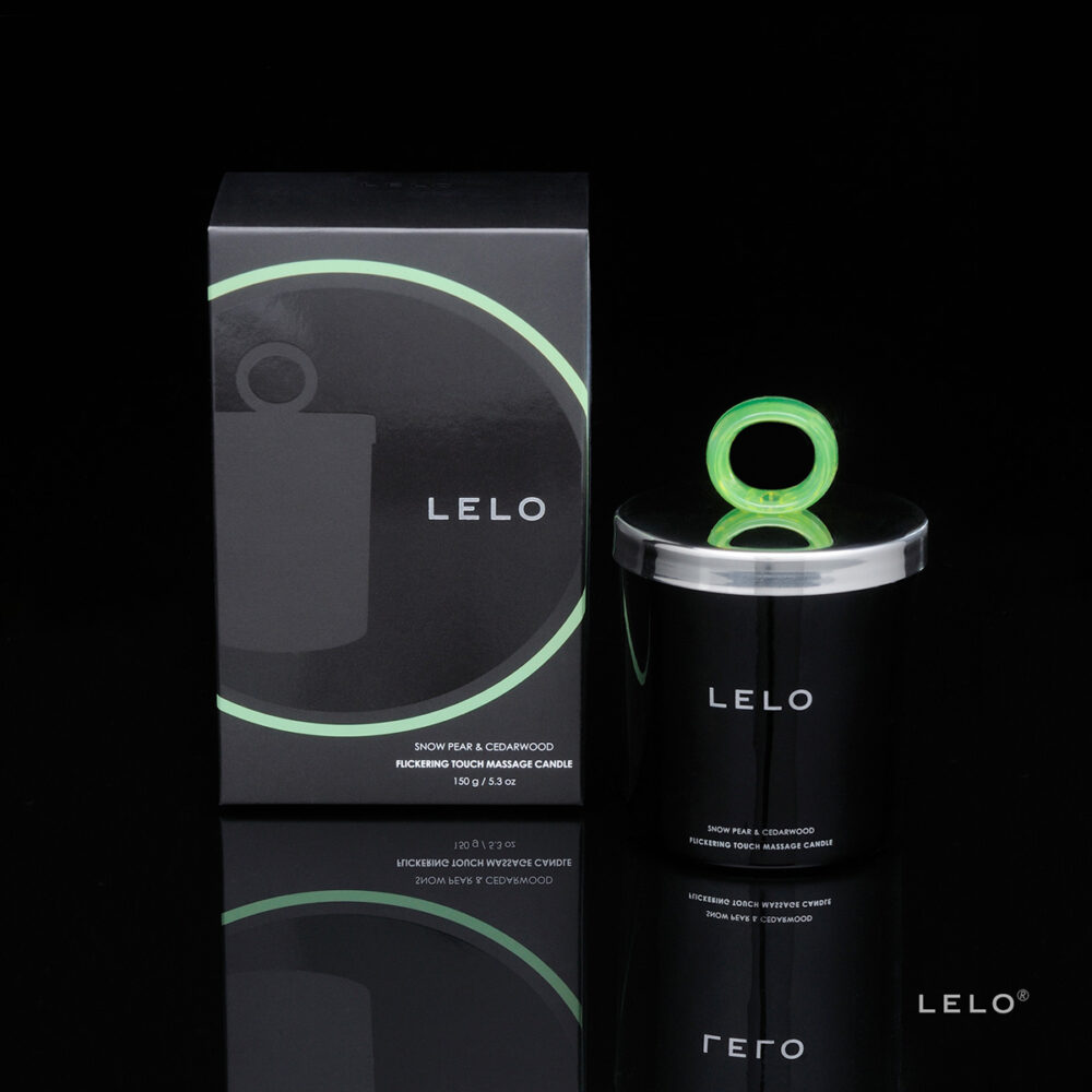Candela per massaggi Pera e legno di cedro - immagine 2
