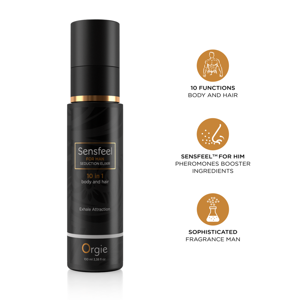 SENSFEEL SEDUCTION ELISIR 10 IN 1 PER UOMO - BOOSTER DI FEROMONI - immagine 5